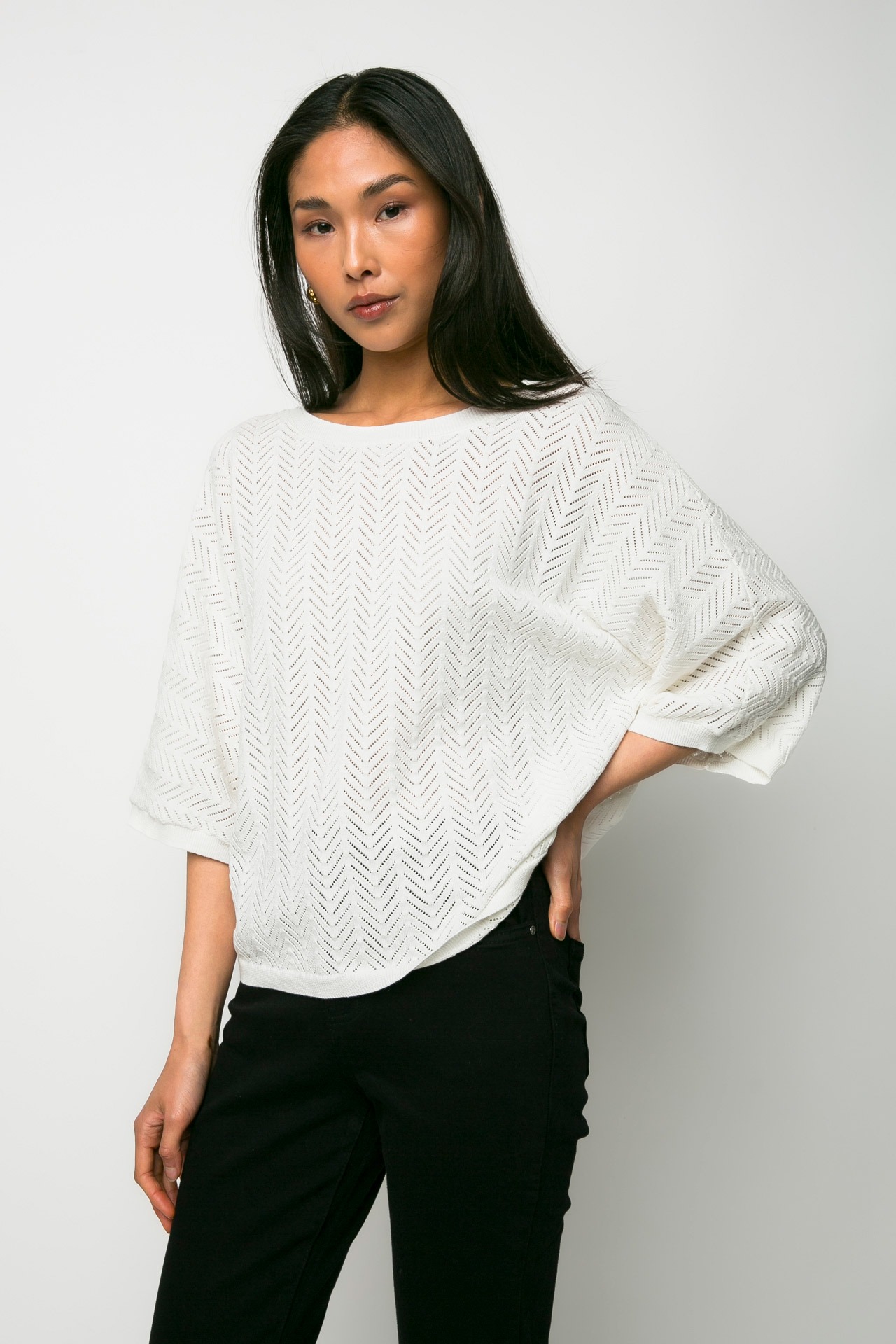 Donna Martha Μπλούζα Διάτρητη | Λευκό