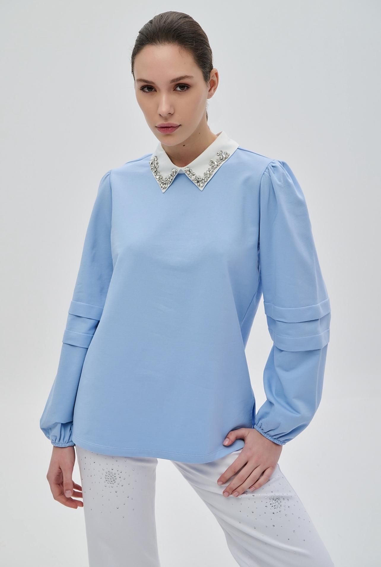 Cinderella Μπλούζα με ιδιαίτερο γιακά