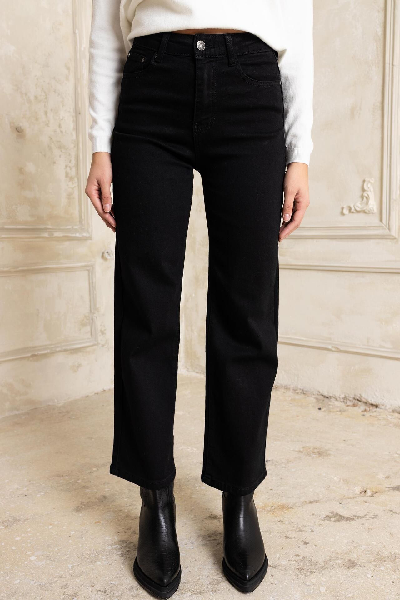 Open Παντελόνι jean ψηλόμεσο σε ίσια γραμμή