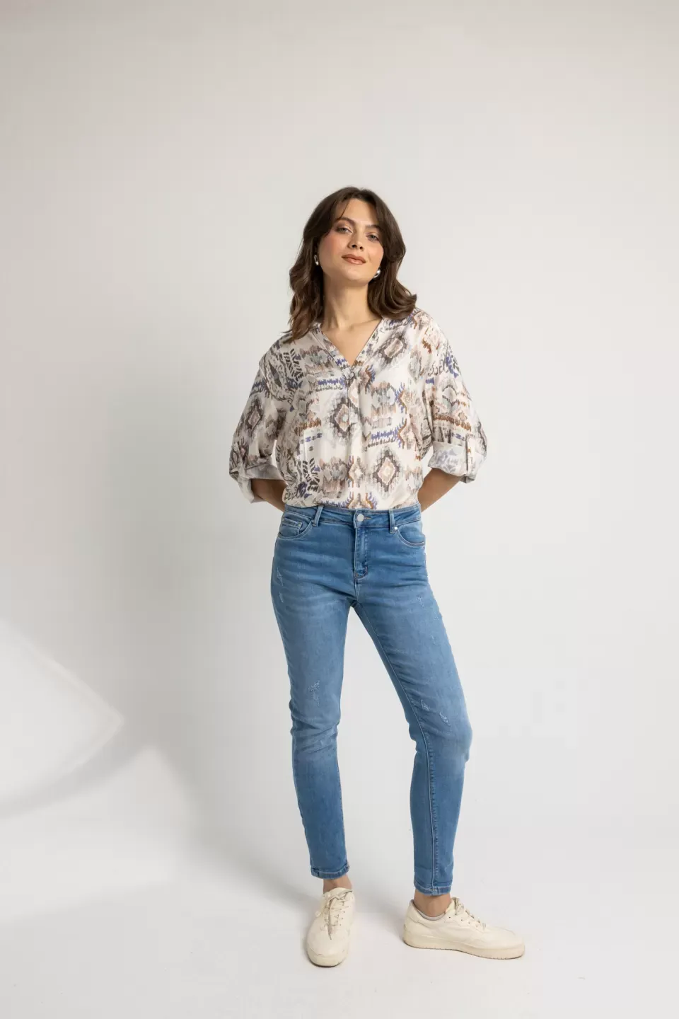 Open Παντελόνι τζιν σε στενή γραμμή μπλε