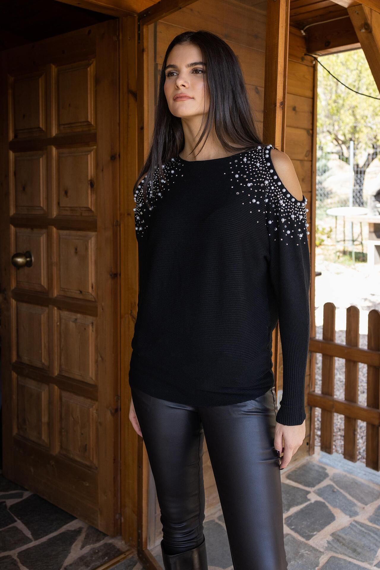 Open Παντελόνι ελαστικό δερματίνη