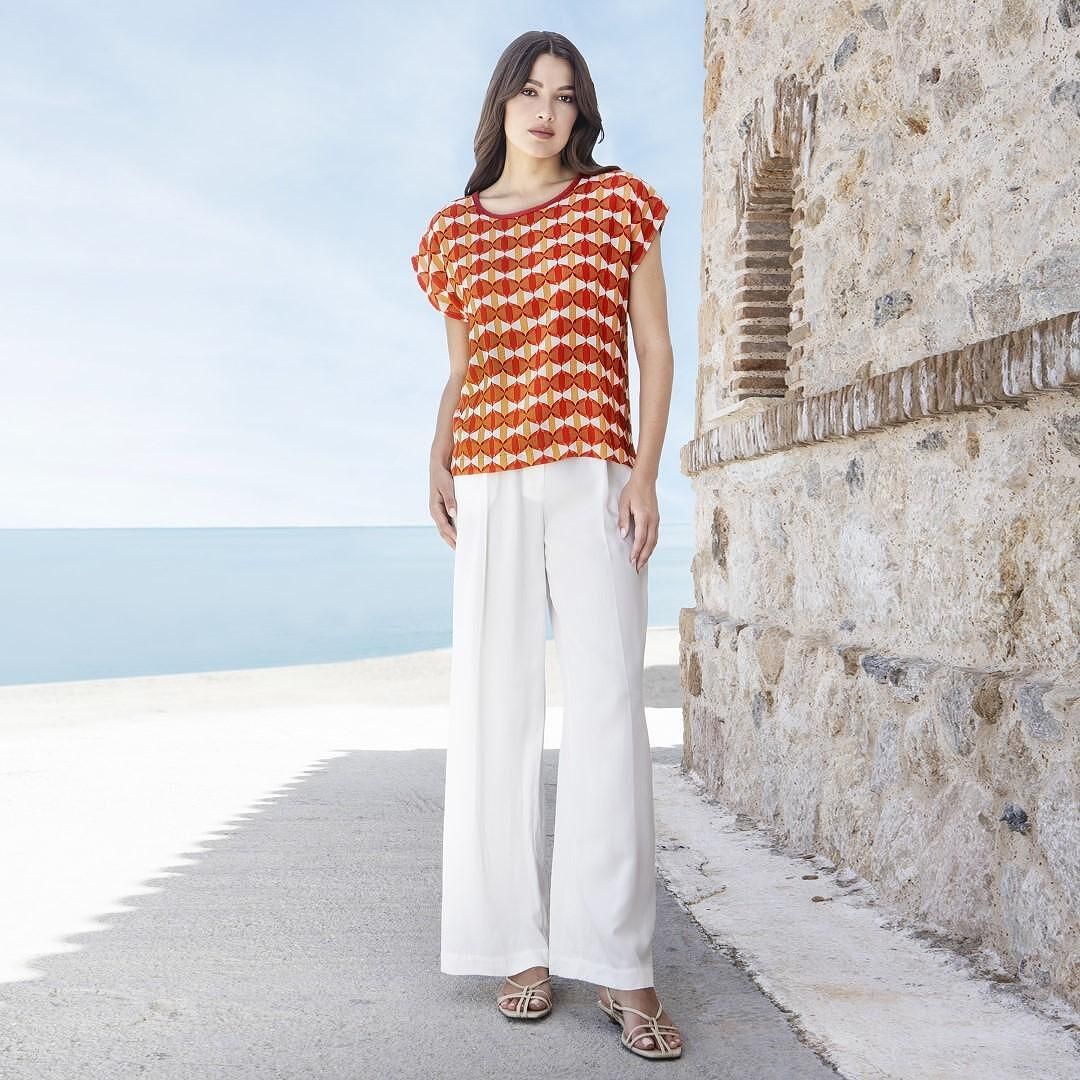 Μπλούζα κοντομάνικη με σχέδιο