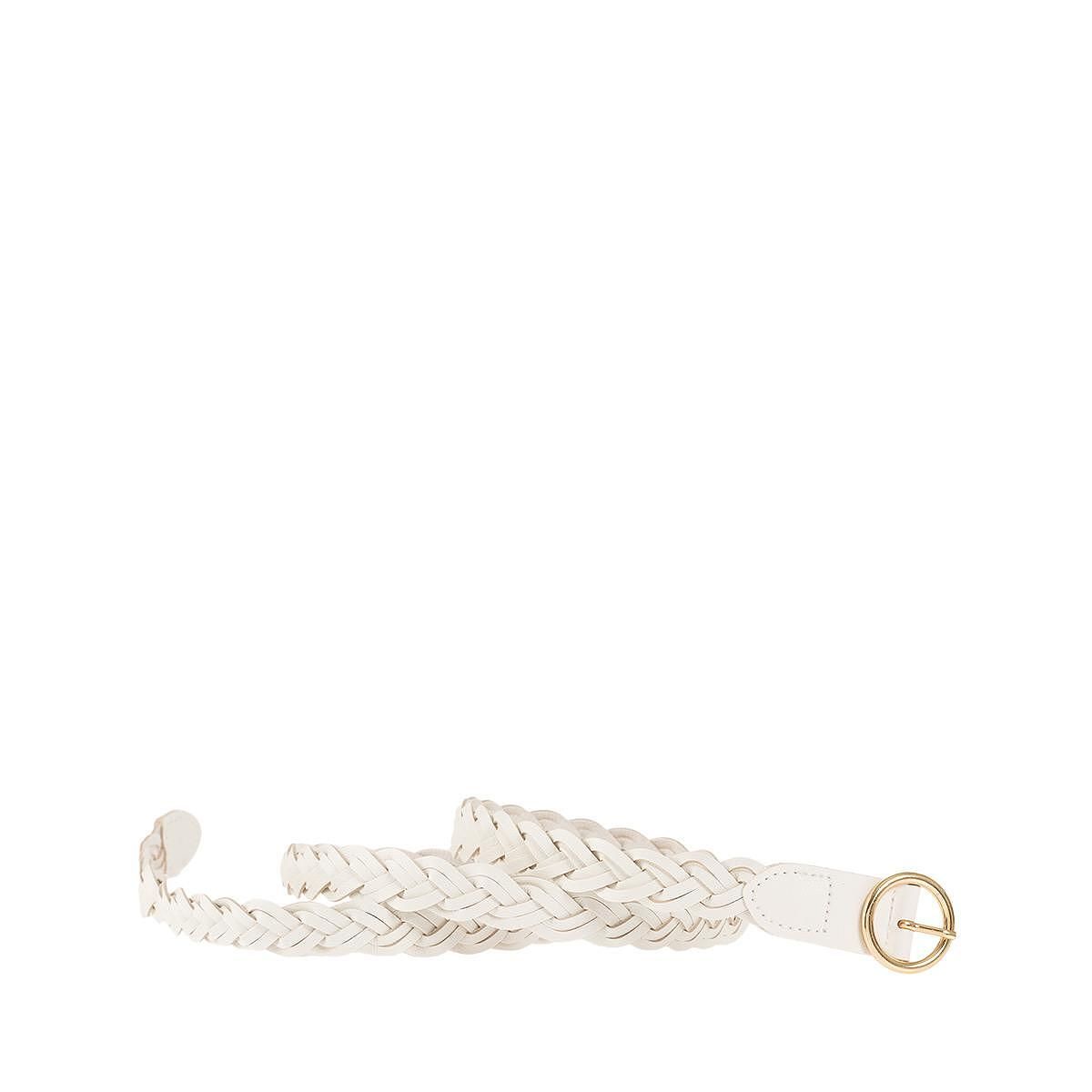 Ζώνη πλεξούδα με χρυσή αγκράφα