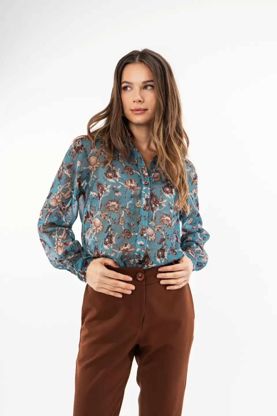 OPEN Πουκάμισο Φλοράλ