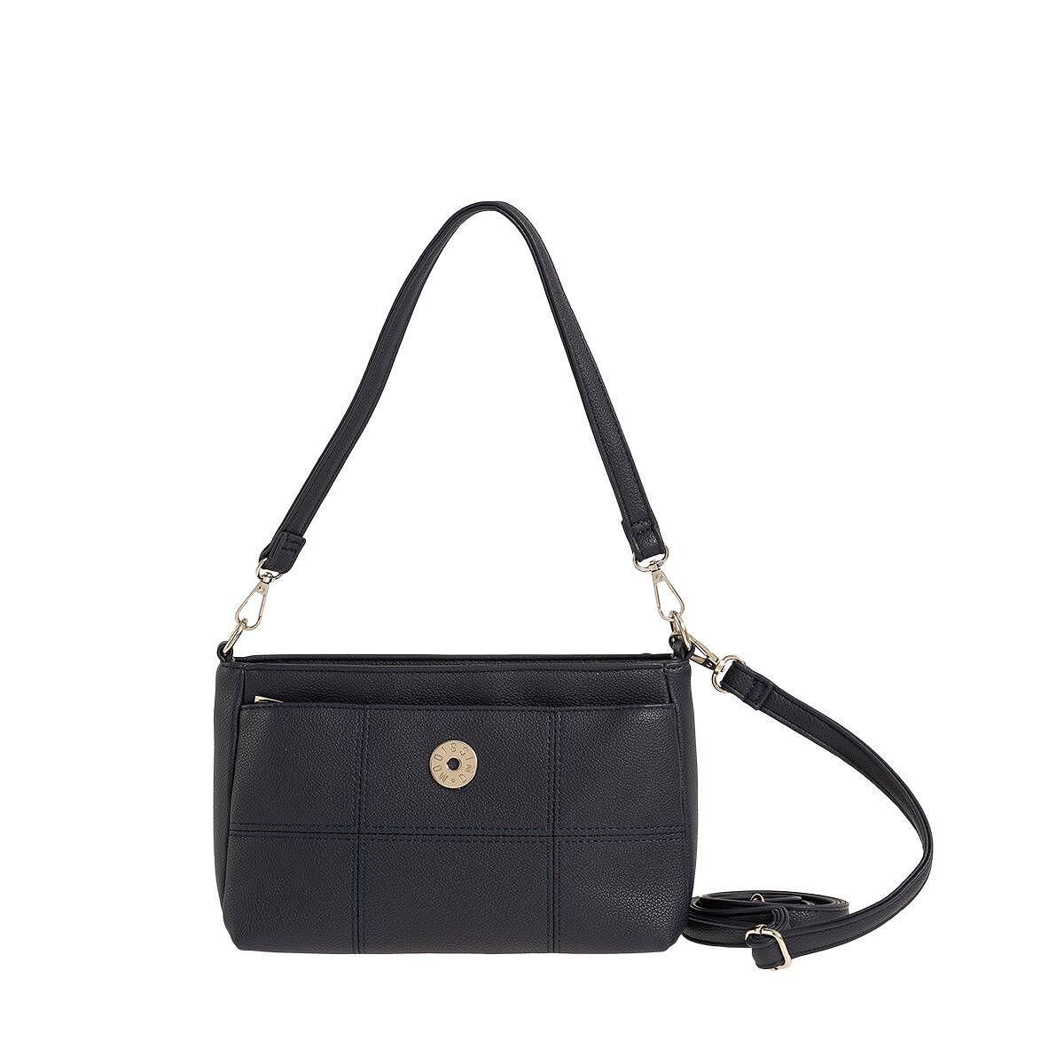 MODISSIMO Τσαντάκι χιαστή με δυο τσέπες μονόχρωμο