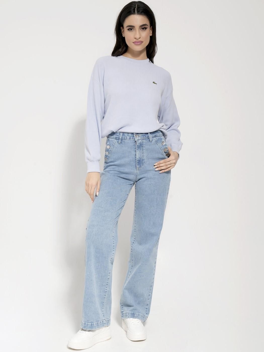 Tresor Jean καμπάνα με κουμπάκια