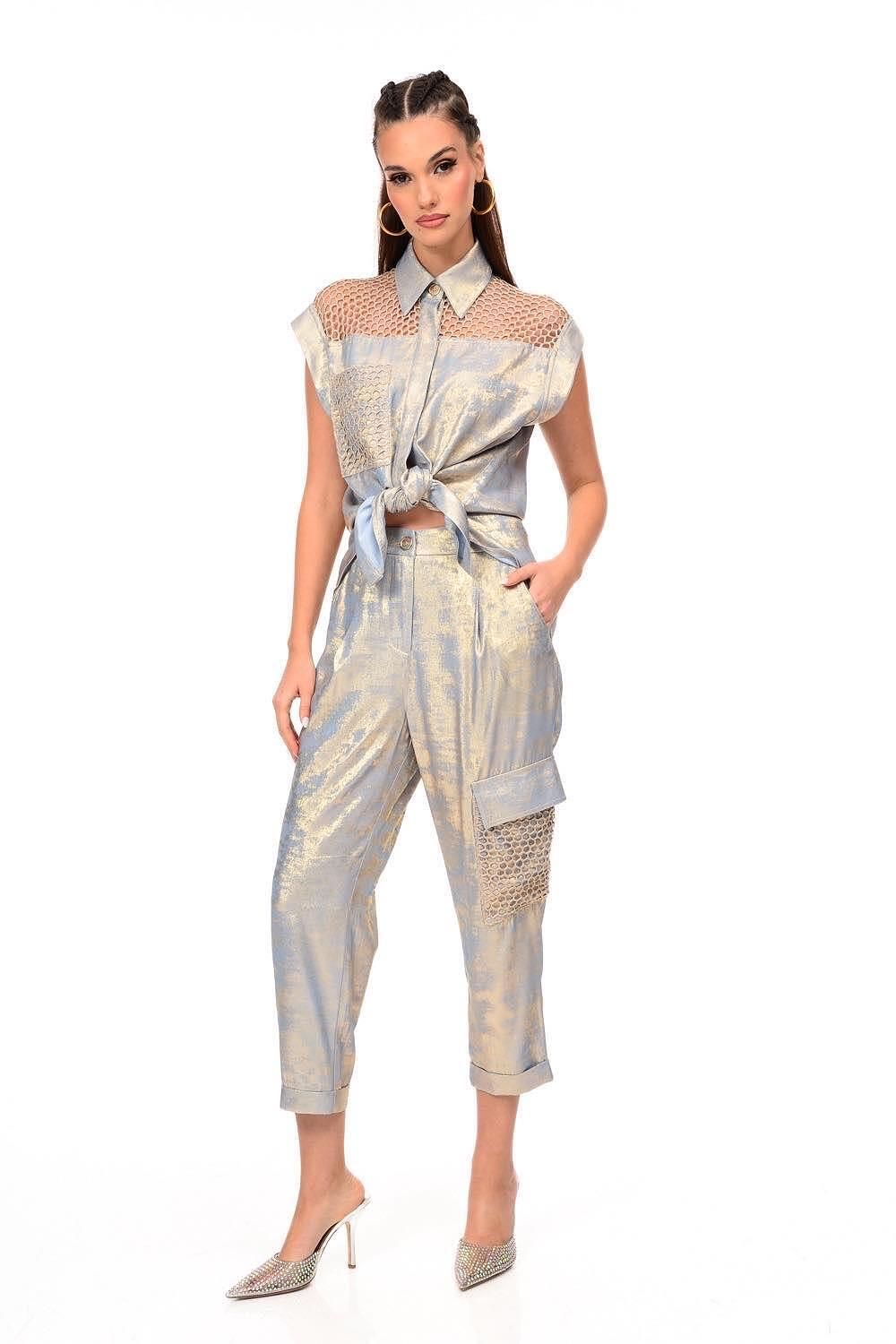 We coss Σετ πουκάμισο με παντελόνι