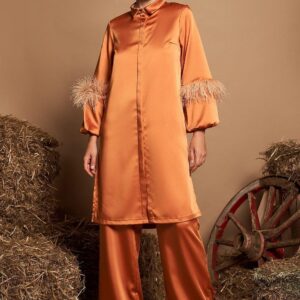 Dejavu Σατέν παντελόνα