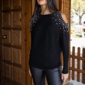 Open Παντελόνι ελαστικό δερματίνη