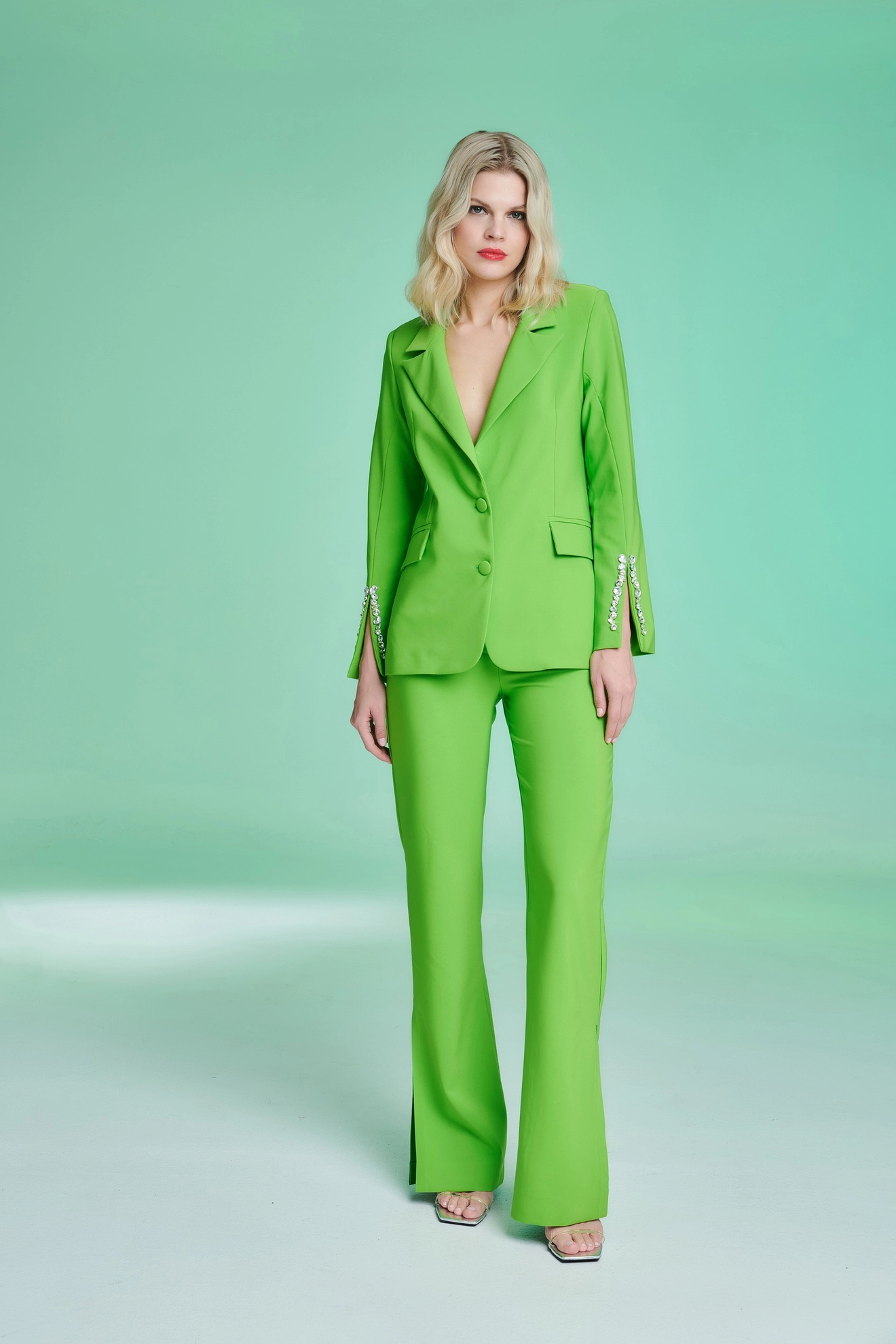 Dejavu Σακάκι με Στρας στα Μανίκια