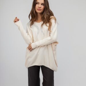 OPEN Πουλόβερ με Στρας