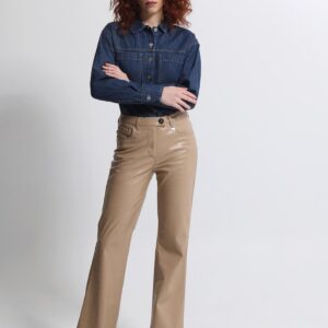 Tresor ''CROCO BOOTCUT'' Παντελόνι - Μπεζ