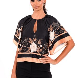 We Coss Μπλούζα Εμπριμέ Κοντομάνικη