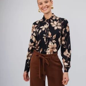 OPEN Πουκάμισο με Λουλούδια