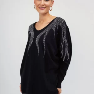 OPEN Πουλόβερ με Στρας