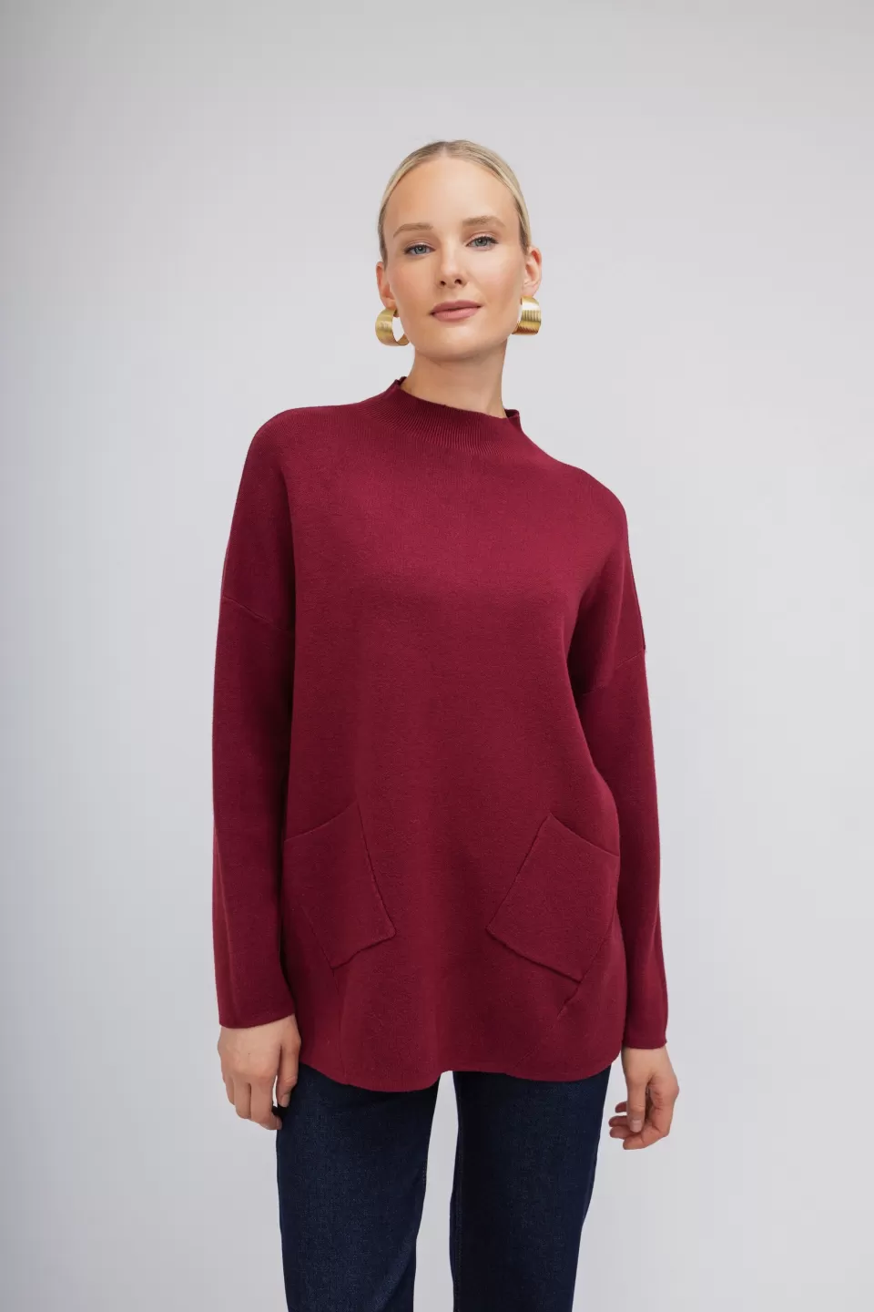 OPEN Πουλόβερ με Τσέπες