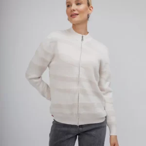 OPEN Πουλόβερ-Ζακέτα με Φερμουάρ