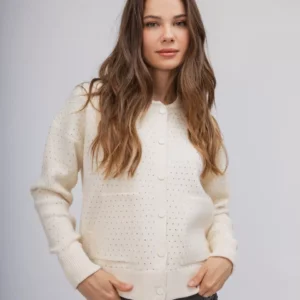 OPEN Ζακέτα-Πουλόβερ με Στρας