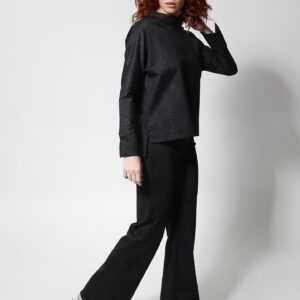 Tresor Σετ ''ANIMAL PANTS & BLOUZE'' - Ανθρακί