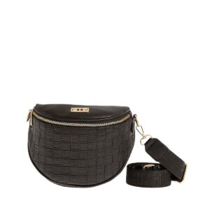 MODISSIMO Τσαντάκι Χιαστί με Πλεκτό Υλικό