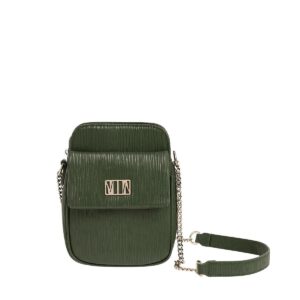 MODISSIMO Τσαντάκι Χιαστί Γυαλιστερό Ριγέ Υλικό