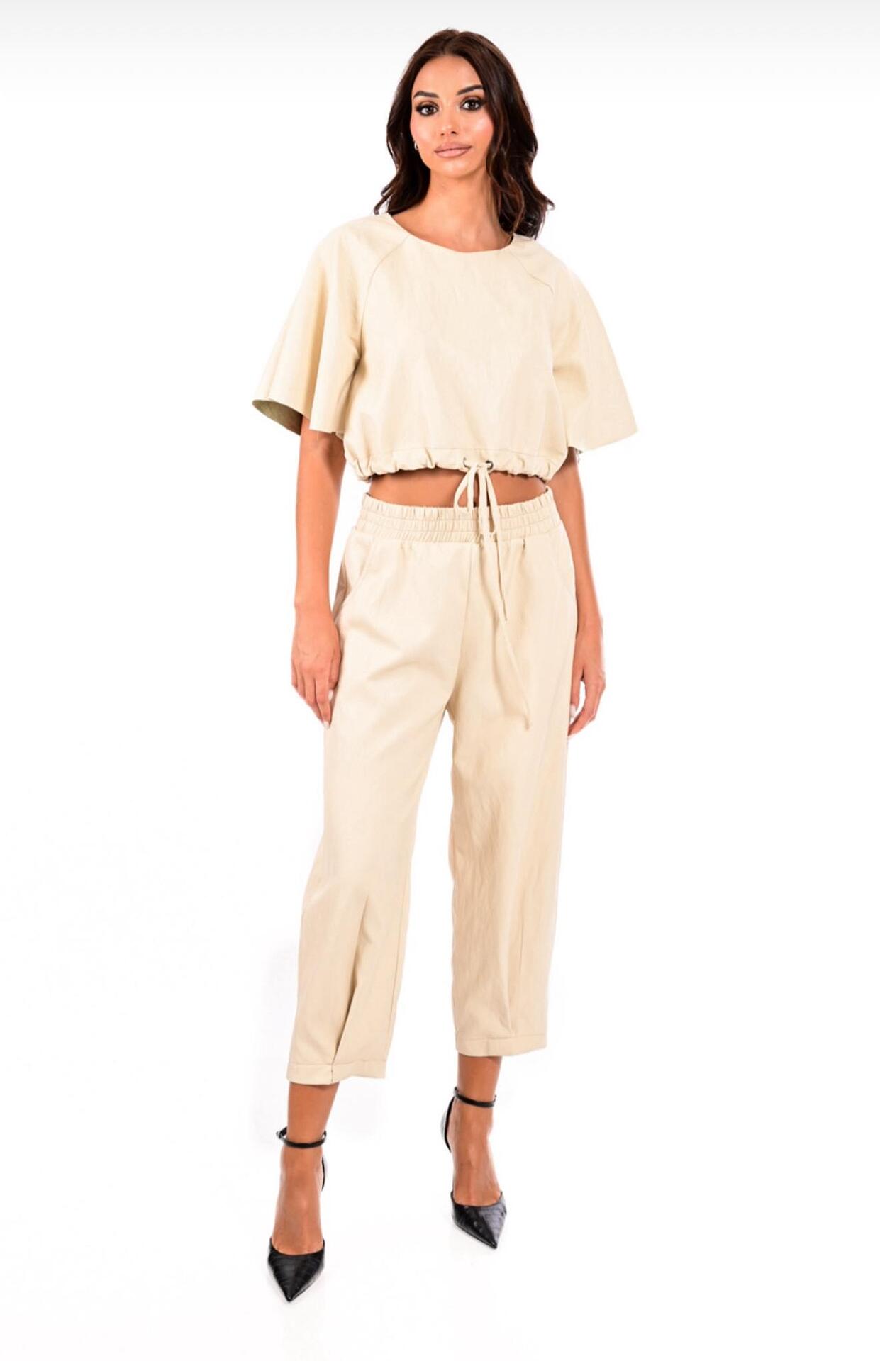 We Coss Σετ Eco-Leather | Cream