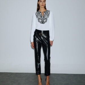 Dejavu Πουκάμισο με Κέντημα Λούρεξ | Εκρού