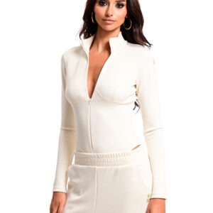 We Coss Σετ Φούτερ Soft Elegance | Εκρού