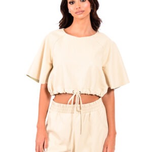 We Coss Σετ Δερματίνη | Μπεζ