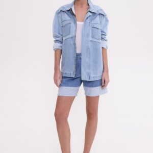 Sac&Co Odile Jacket | Mid & Light Blue