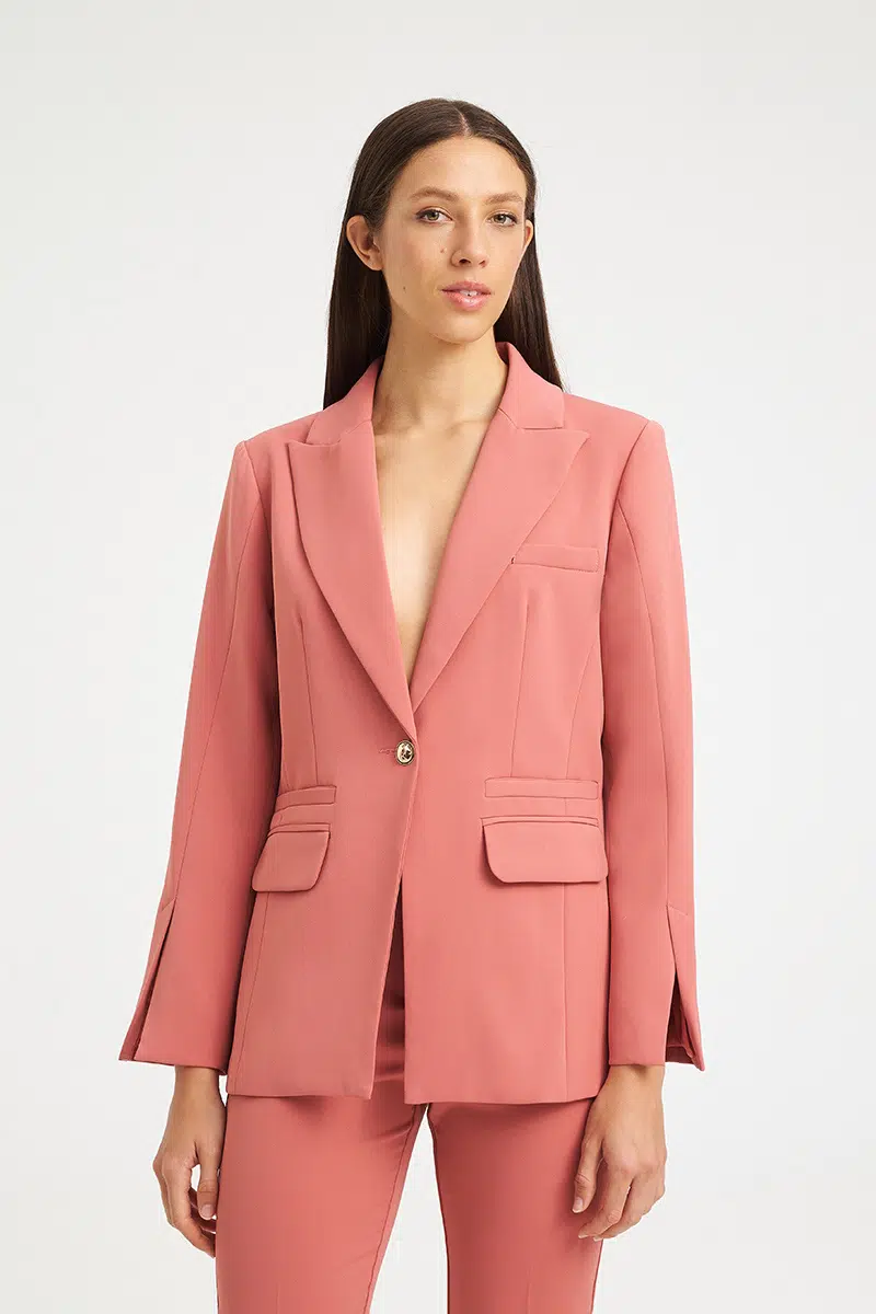 Mind Matter ‘ALEXANDER Blazer x SELVA Trousers’ | Peach