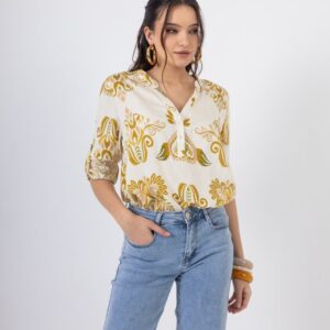 Open Πουκάμισο Εμπριμέ | Lime