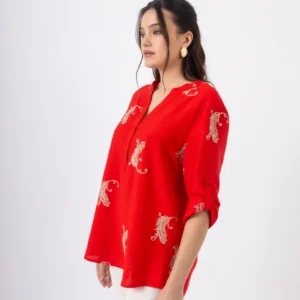 Open Πουκαμίσα με Χρυσά Λαχούρια