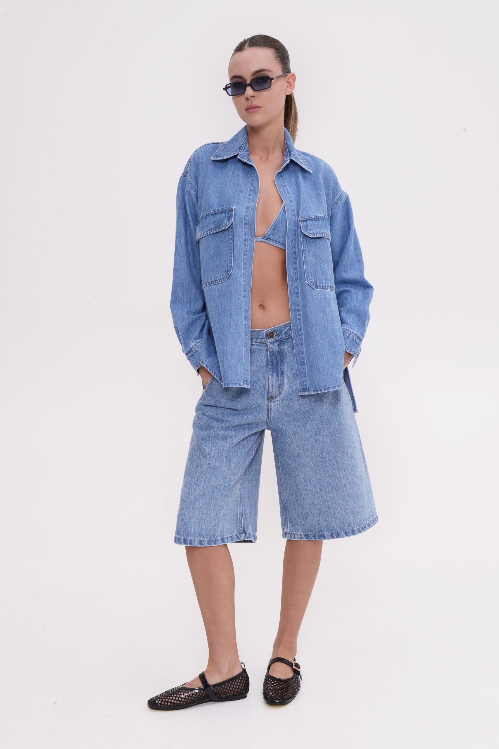 Sac&Co Veronica Jacket | Mid Blue