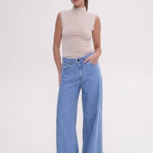 Sac&Co Belen Pants | Mid Blue