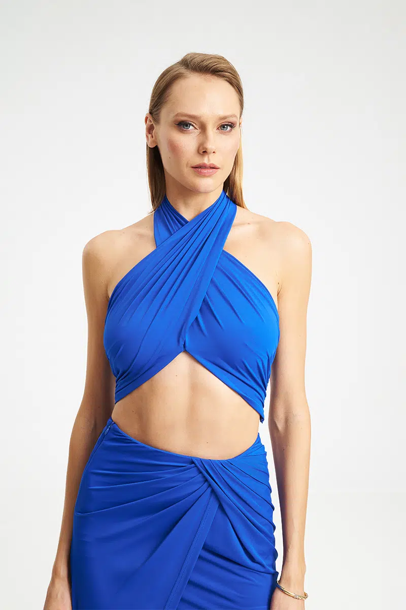 Mind Matter Σετ ‘Prima Top x Maia Skirt’ | Blue