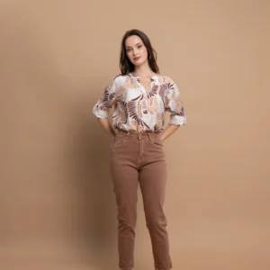 Open Παντελόνι σε Mum Fit Γραμμή | Terracota