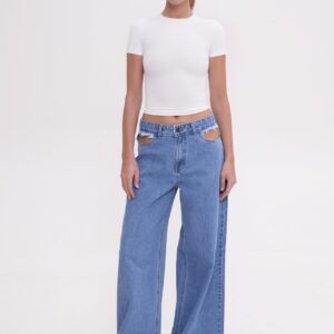 Sac&Co Alicia Pants | Mid blue