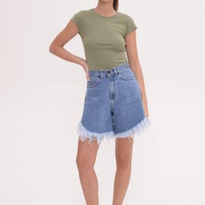 Sac&Co Domna Shorts | Mid Blue