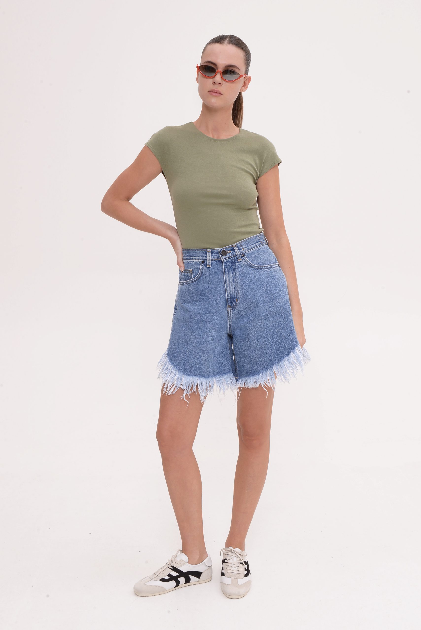 Sac&Co Domna Shorts | Mid Blue