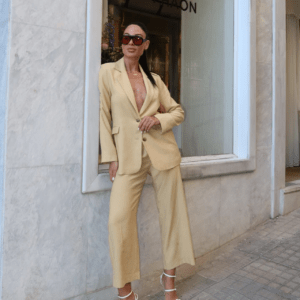 Donna Martha Κοστούμι Rayon | Κίτρινο