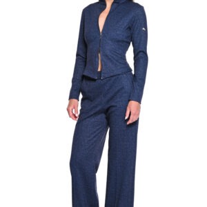WE COSS Zακέτα φούτερ Denim Effect