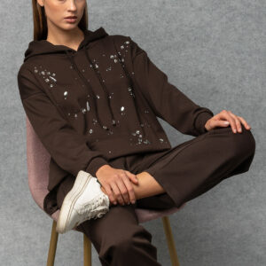DONNA MARTHA Σετ φόρμας με strass