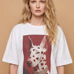 Dejavu T-Shirt με Τύπωμα Σκύλου