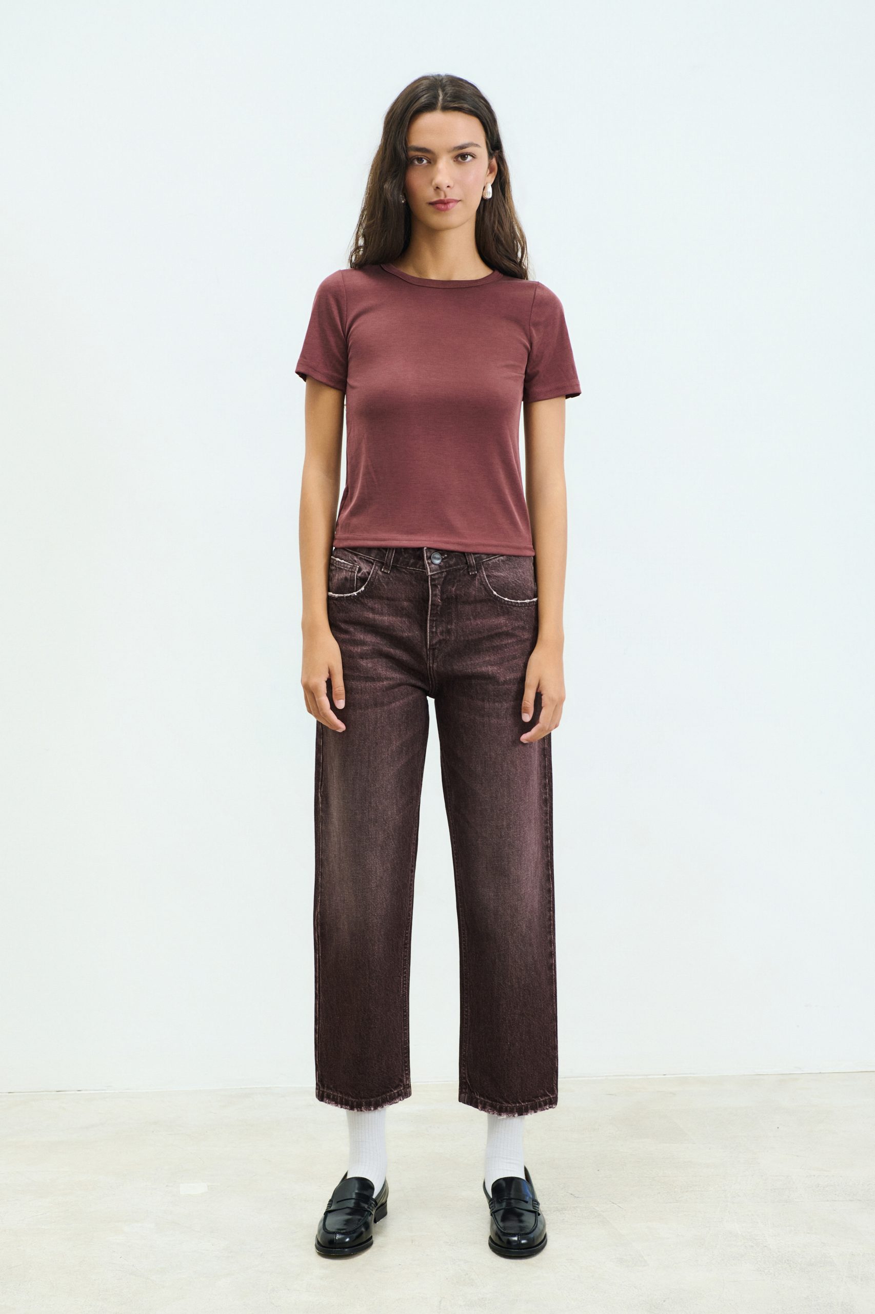 Sac&Co Joyce Tailored Straight | Chestnut