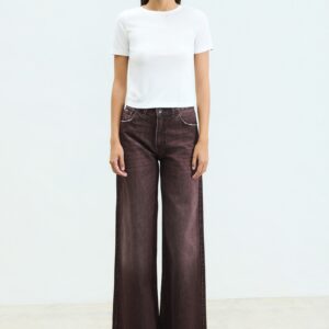 Sac&Co Belen Wide Leg | CHESTNUT